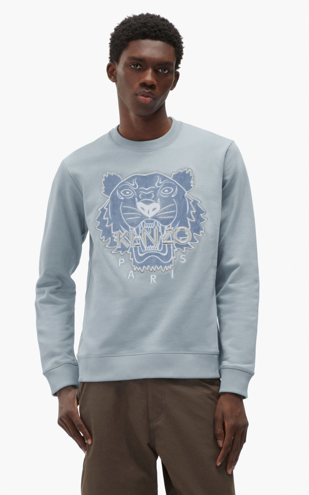 Sweat Kenzo Homme The Hiver Capsule Tiger Grise QCVYP-7438